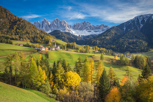 Funes Valley, Trentino Alto Adige, Italy
