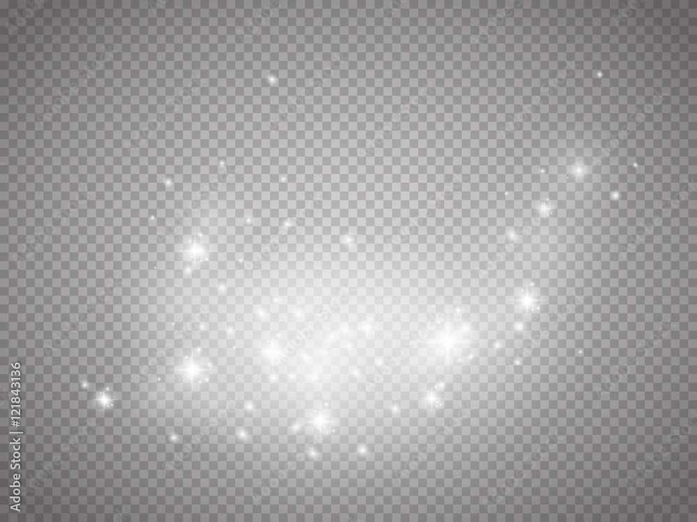 Wall mural glow light effect. vector illustration. christmas flash concept.
