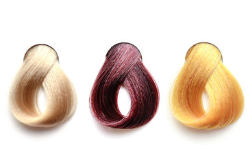 Hair samples isolated