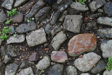 old castle brick wall stone texture