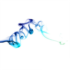 Bright colored smoke