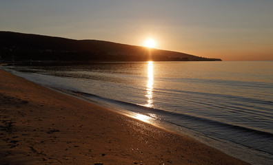 Sunrise over the sea