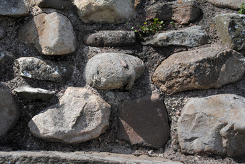 old castle brick wall stone texture