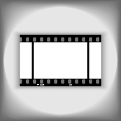 Template photo or video 35mm frame design.