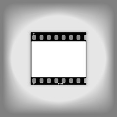 Template photo or video 35mm frame design.