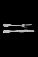 white cutlery