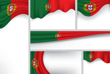 Vector Portugal Flag, Portuguese Colors (Vector Art)