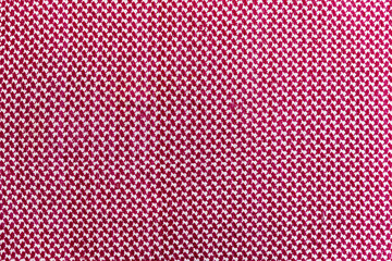Red and white textile typical of the Middle East fabrics