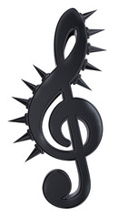 Obraz premium clef with prickles - 3d rendering