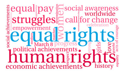 Equal Rights Word Cloud