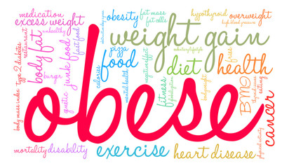 Obese Word Cloud