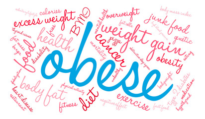 Obese Word Cloud
