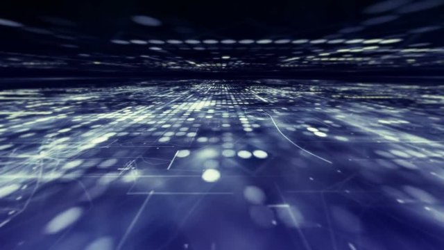 Flying at high speed trough the techno tunnel.Futuristic technological intro.Good for title text.Opener.End of movie.News intro screensaver.