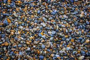 Abstract background with round peeble stones