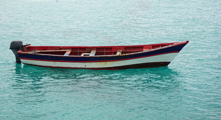 colorful fisher boats
