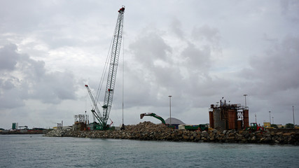 Obraz premium industry harbor