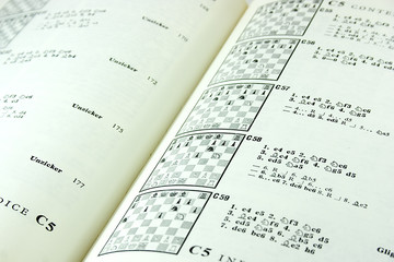 Naklejka premium Chess book