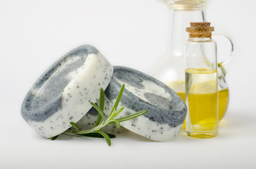 Handmade soaps isolated