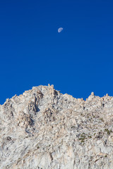 Moon over Sierra Nevada
