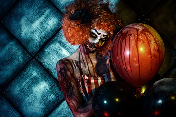 spooky clown