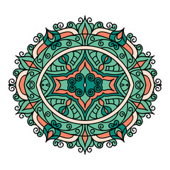 Mandala. Template Ornament