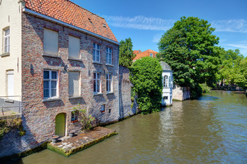 Fototapeta premium Bruges et ses canaux - Flandres