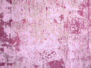 dirty cracked pink wall texture background