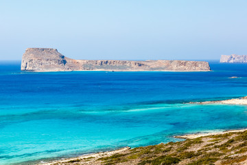 Gramvousa island  on Crete. Greece.