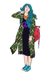 Beautiful card vector