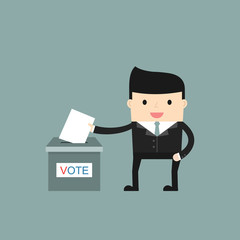 Voting concept picture