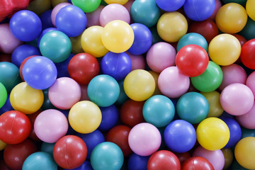 Various colored balls