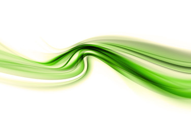 Plakat Abstract Green Background. Abstraction Modern Waved