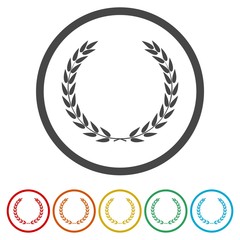 Laurel Wreath. Vector icon