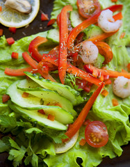 salad. japanese food.
