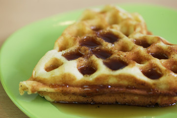 delicious Belgian waffles