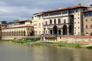 Fototapeta na wymiar Uffizi, Florence, Italy