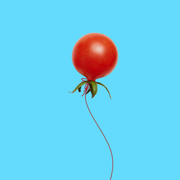 Red Tomato Balloon Flying