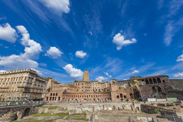 Fototapeta na wymiar Trajan market in Rome