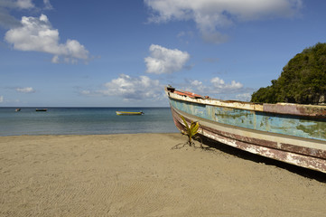 Fototapeta na wymiar Caribbean Boats
