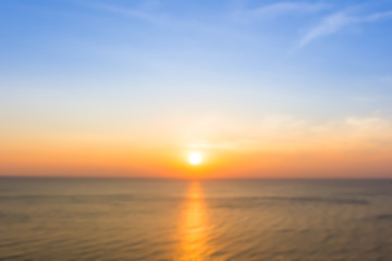 Naklejka na ściany i meble Blur image of a Beautiful morning sun light in sky background.