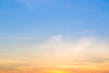 Naklejka na ściany i meble Blur image of a beautiful morning sun light background.