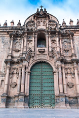 CUSCO PERU-NOV. 9: Cathedral of Santo Domingo on Nov. 9 2015 in
