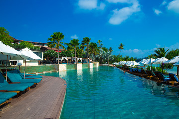 Beautiful swimming pool in Thailand