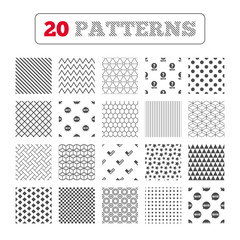 Quiz icons. Speech bubble with check mark symbol