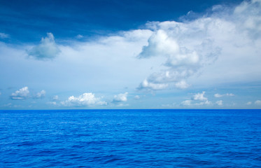 Obraz premium blue caribbean sea beach