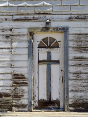 Weathered Door Cross