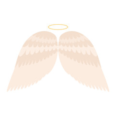 Wings isolated vector illustration
