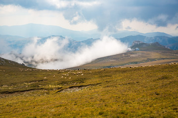 Panorama of Romanian Carpathians