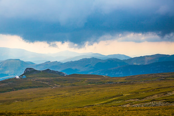 Obraz premium Panorama of Romanian Carpathians