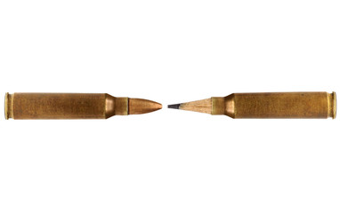 A rifle bullet with a pencil head / Idea is a powerful weapon concept